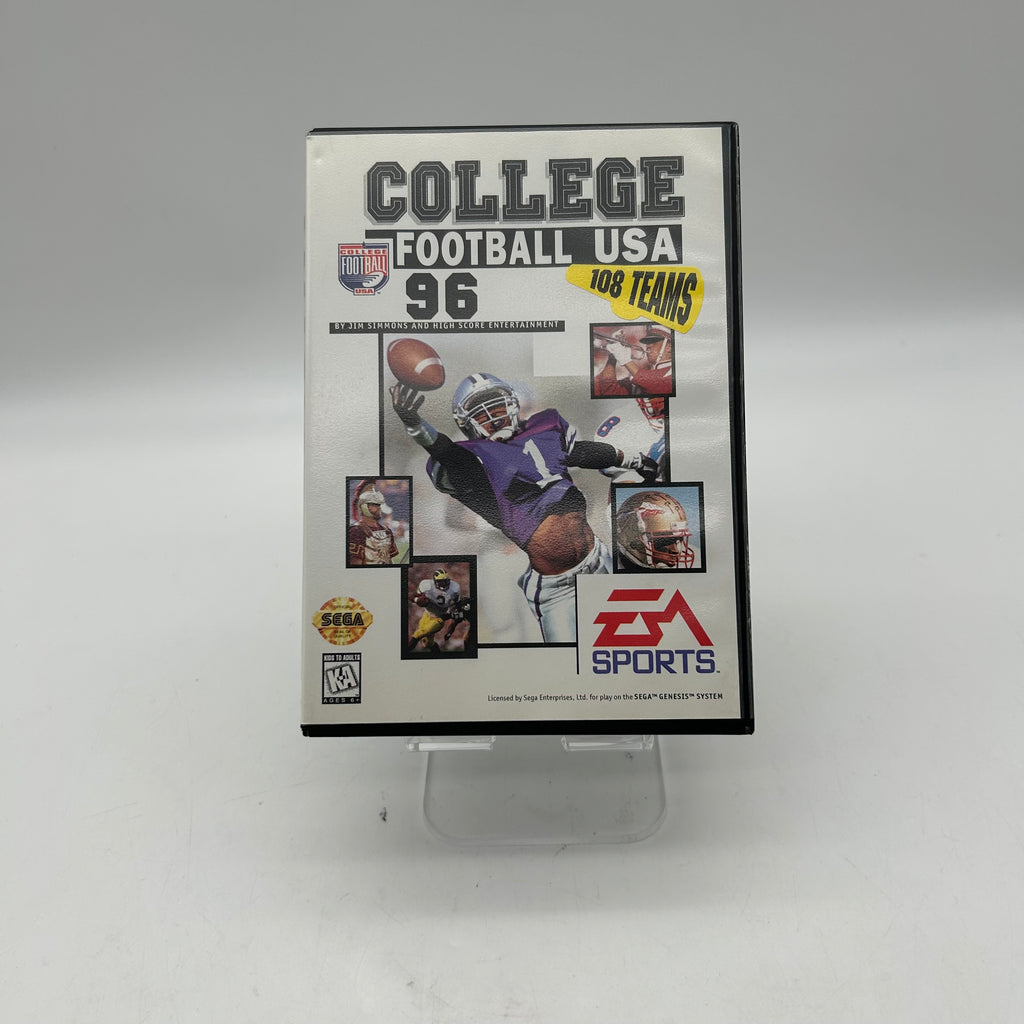 College Football USA 96 Sega Genesis - Tested