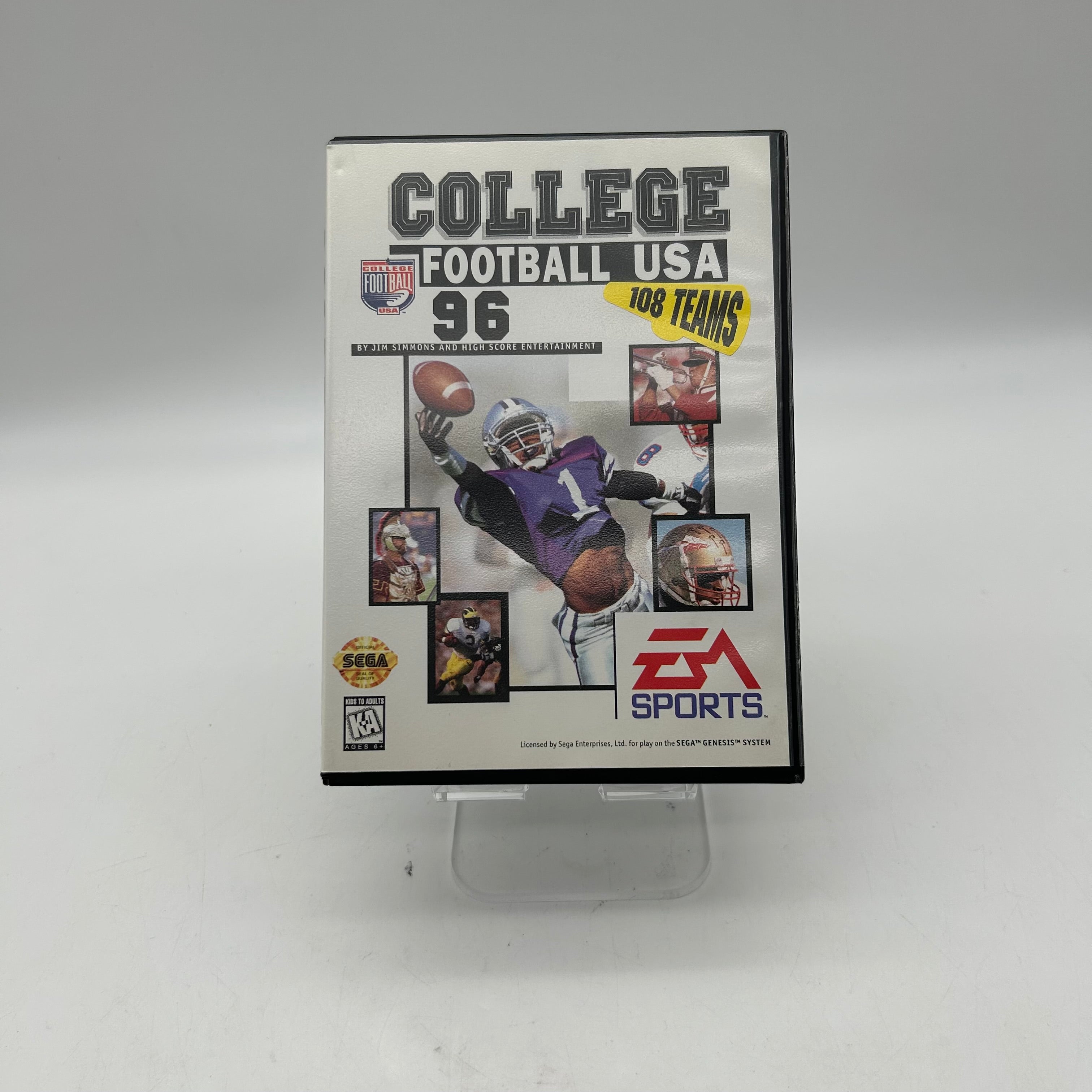 College Football USA 96 Sega Genesis - Tested