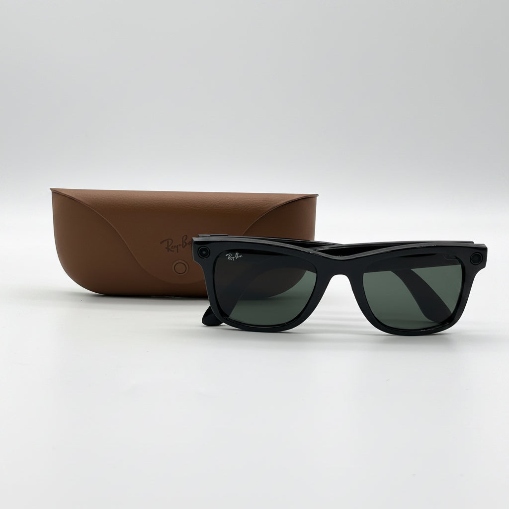 Ray-Ban Meta Wayfarer Smart Glasses Black RW4008 601/71 53mm w/ Case