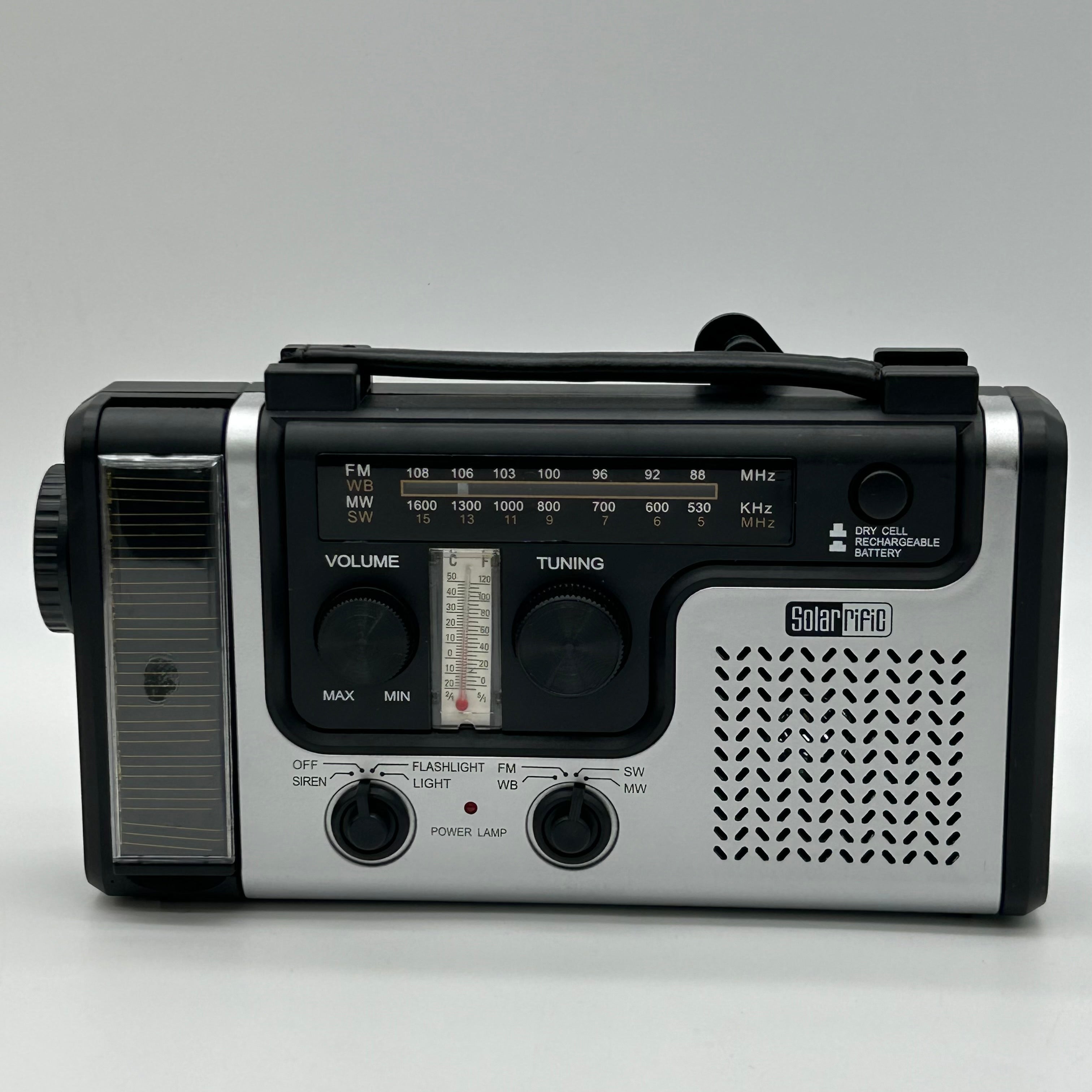 Solarrific R1001 Extreme Emergency Radio Solar Hand-Crank AM/FM/SW/WB Complete