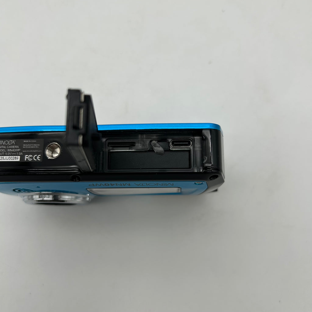 Minolta MN40WP 48.0MP Waterproof Dual Screen Digital Camera w/16 GB SD | TESTED