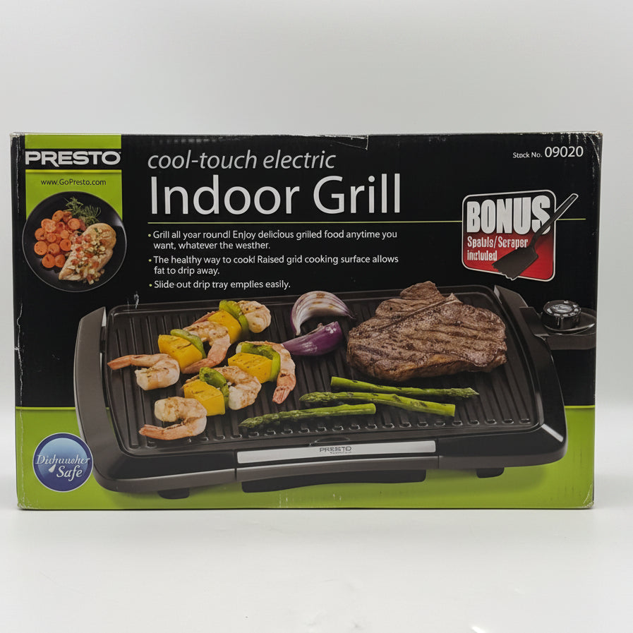 Presto Cool-Touch Electric Indoor Grill NIB