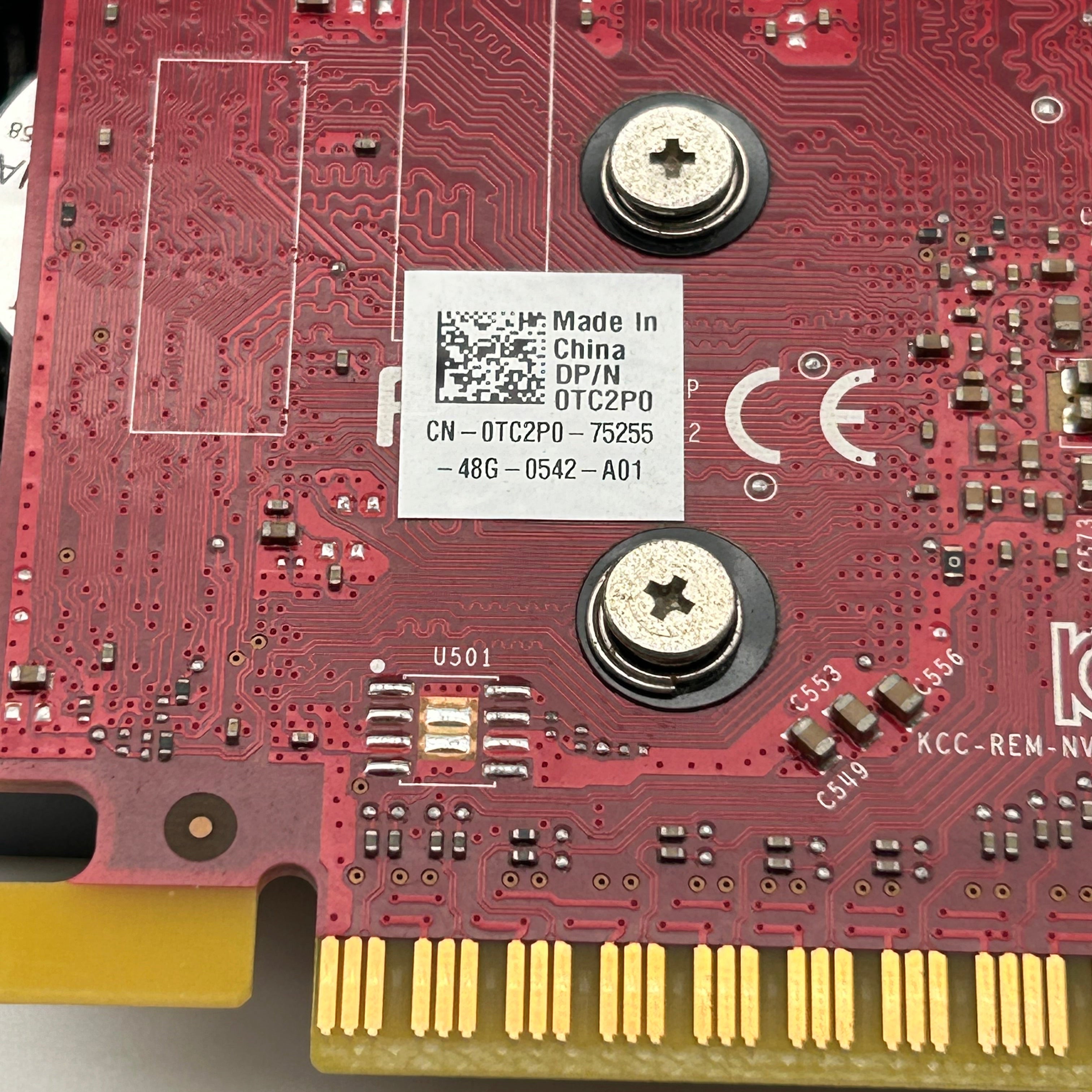 Nvidia GeForce GTX 745 4GB DDR3 Graphics Card Red Used Condition