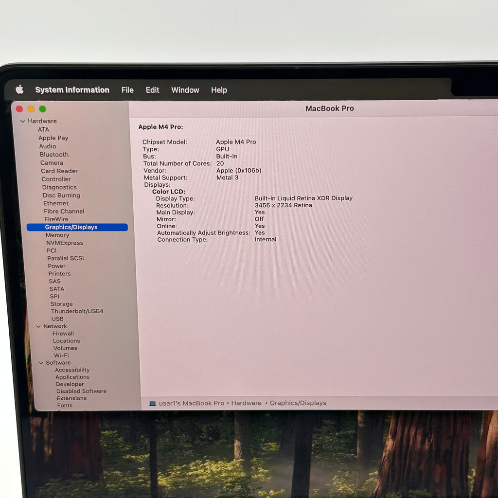Apple MacBook Pro 16" M4 Pro A3403 2024 - Space Gray - 24GB RAM, 512GB SSD