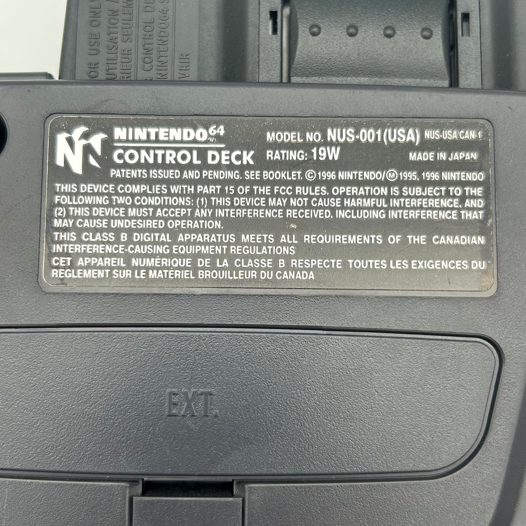 Nintendo 64 N64 NUS-001 1996 Bundle- Tested