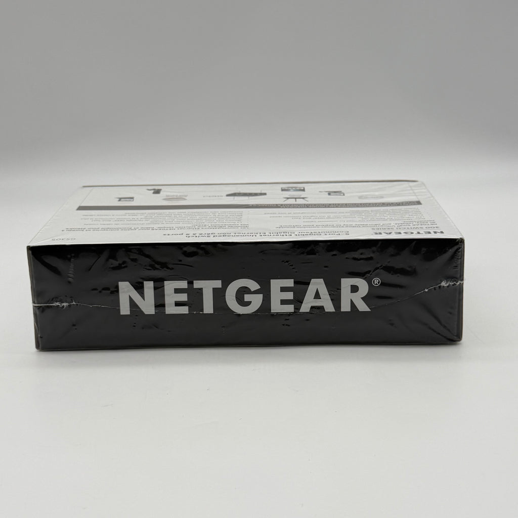NETGEAR GS305 300 Series 5-Port Gigabit Unmanaged Ethernet Switch RJ-45 NIB