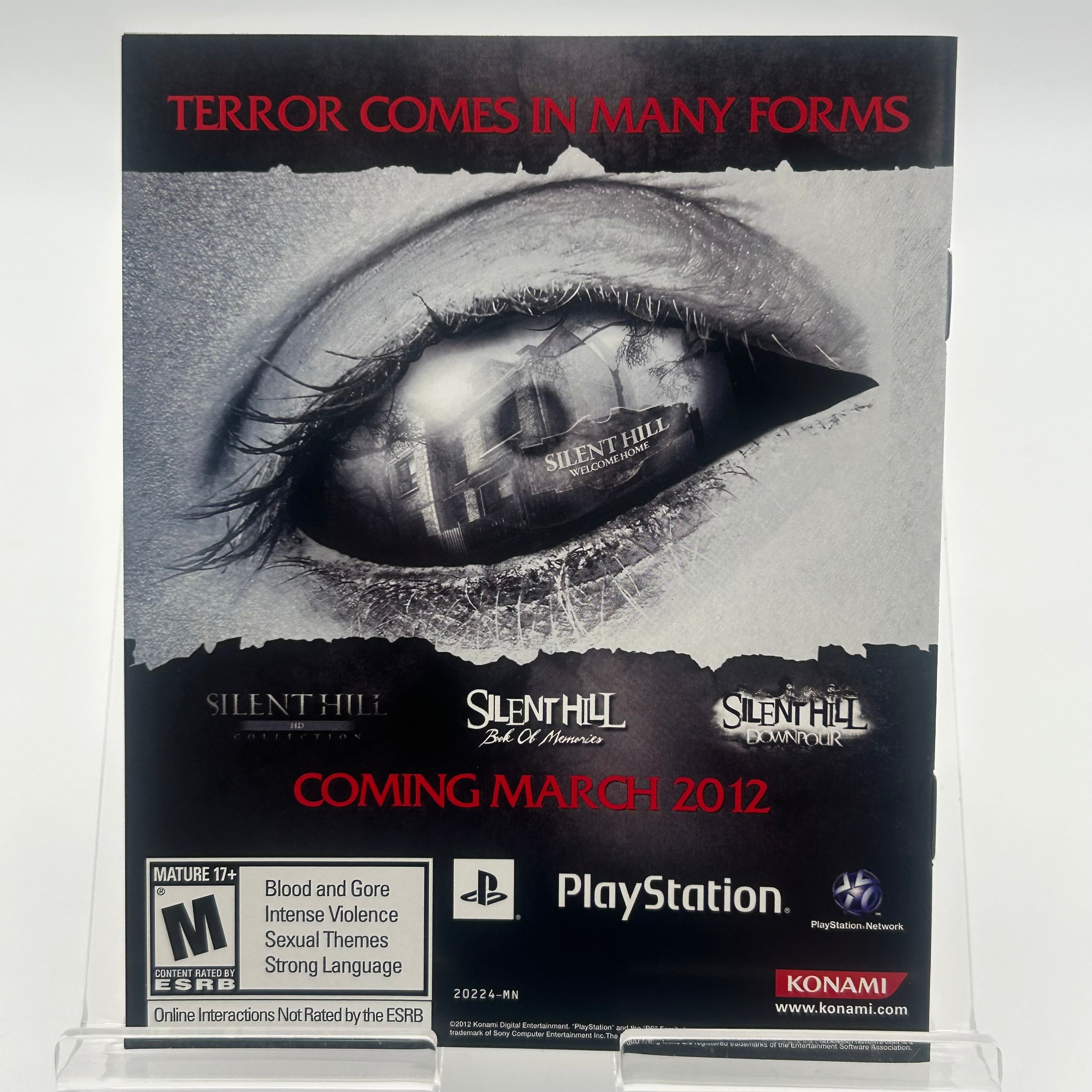 Silent Hill Downpour Sony PlayStation 3 w/ Case and Manual
