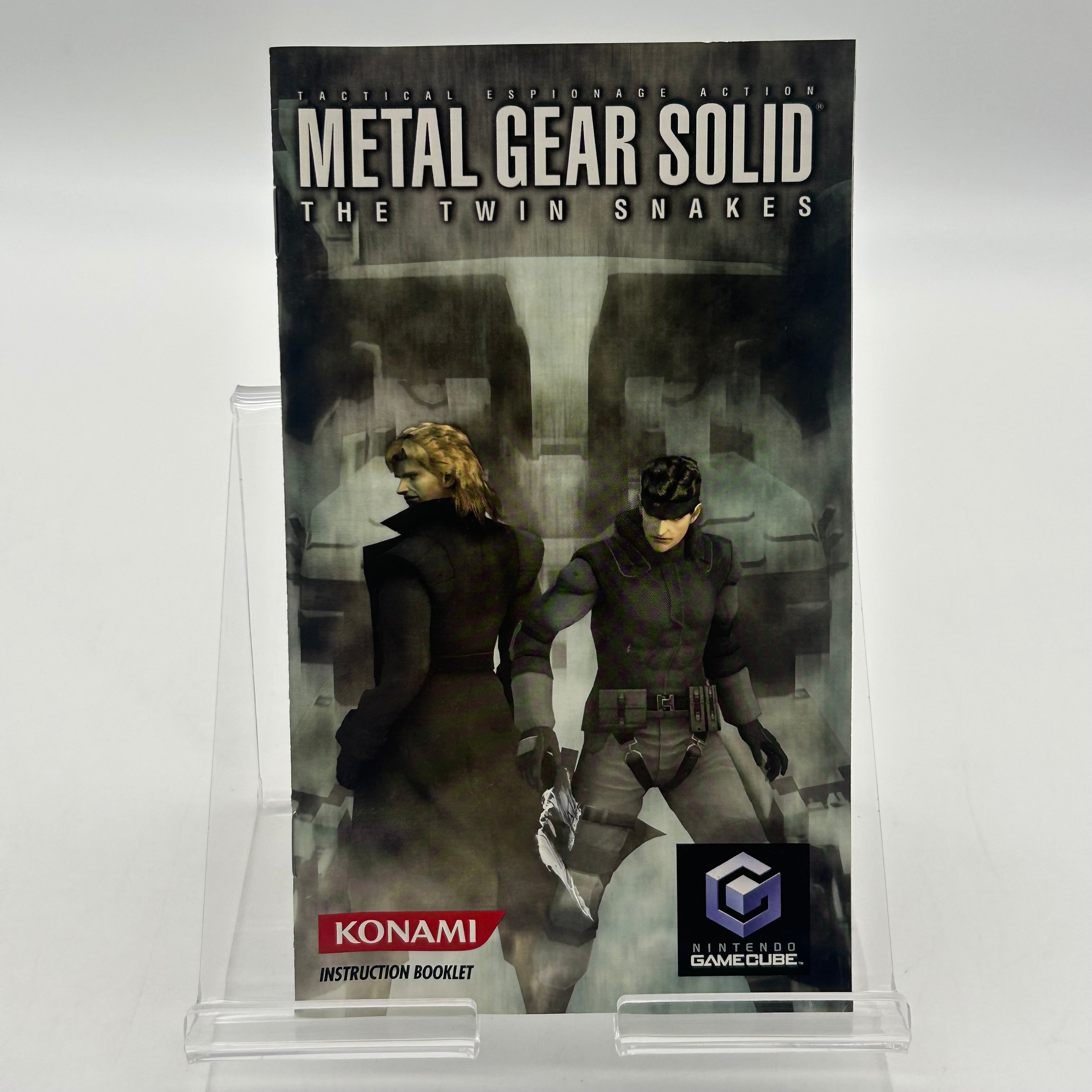 Metal Gear Solid: The Twin Snakes Nintendo GameCube w/ Case & Manual