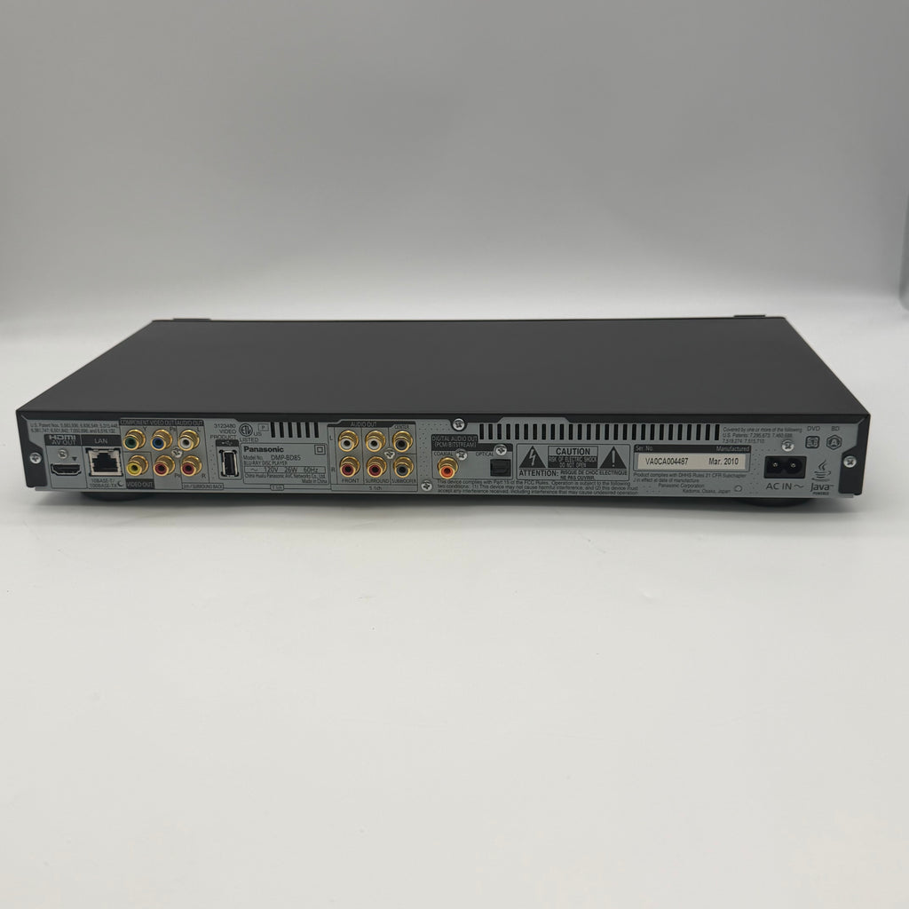Panasonic Blu-Ray Disc Player DMP-BD85 w/ remote & wireless adapter - Tested