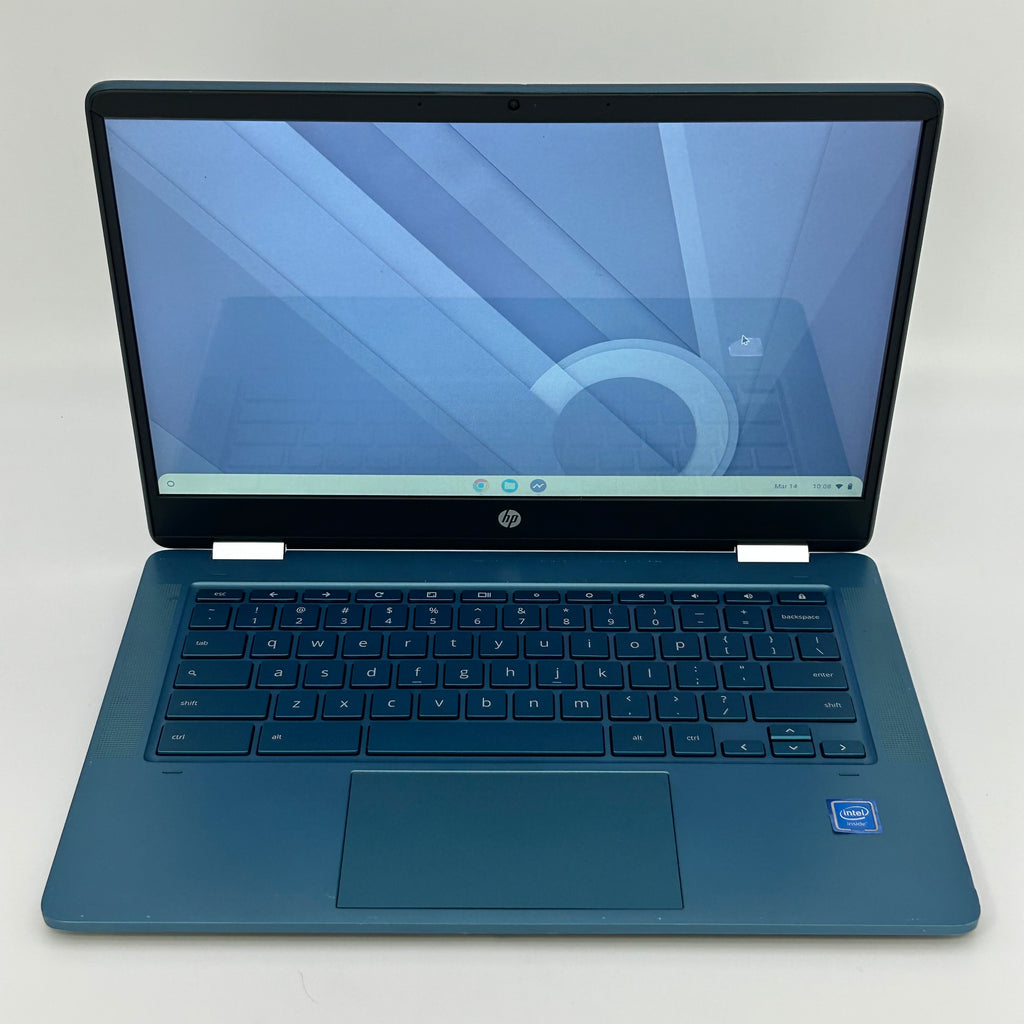 HP Chromebook x360 14a-ca0190wm Celeron N4020 1.1GHz 4GB RAM 64GB eMMC 14" Touch - Used
