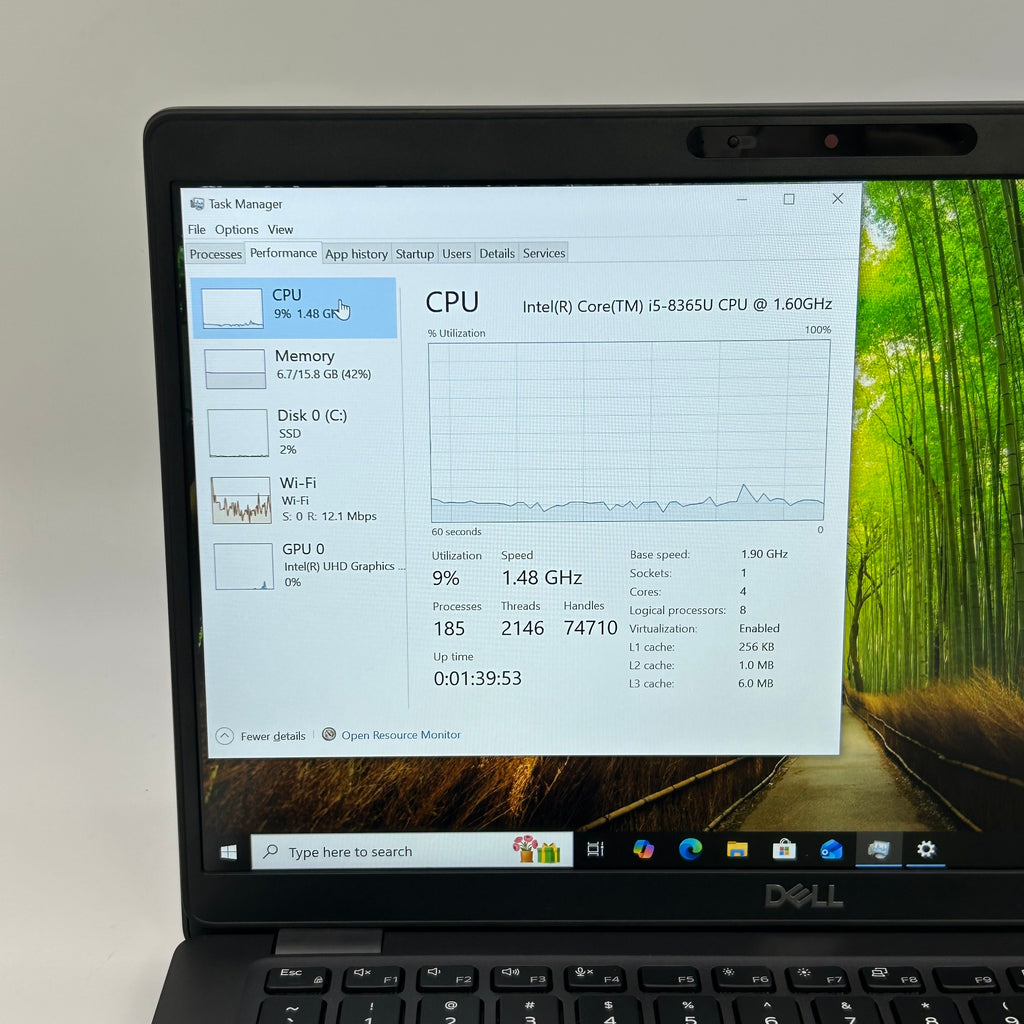 Dell Latitude 5400 14-inch Laptop i5-8365U 16GB RAM 256GB SSD