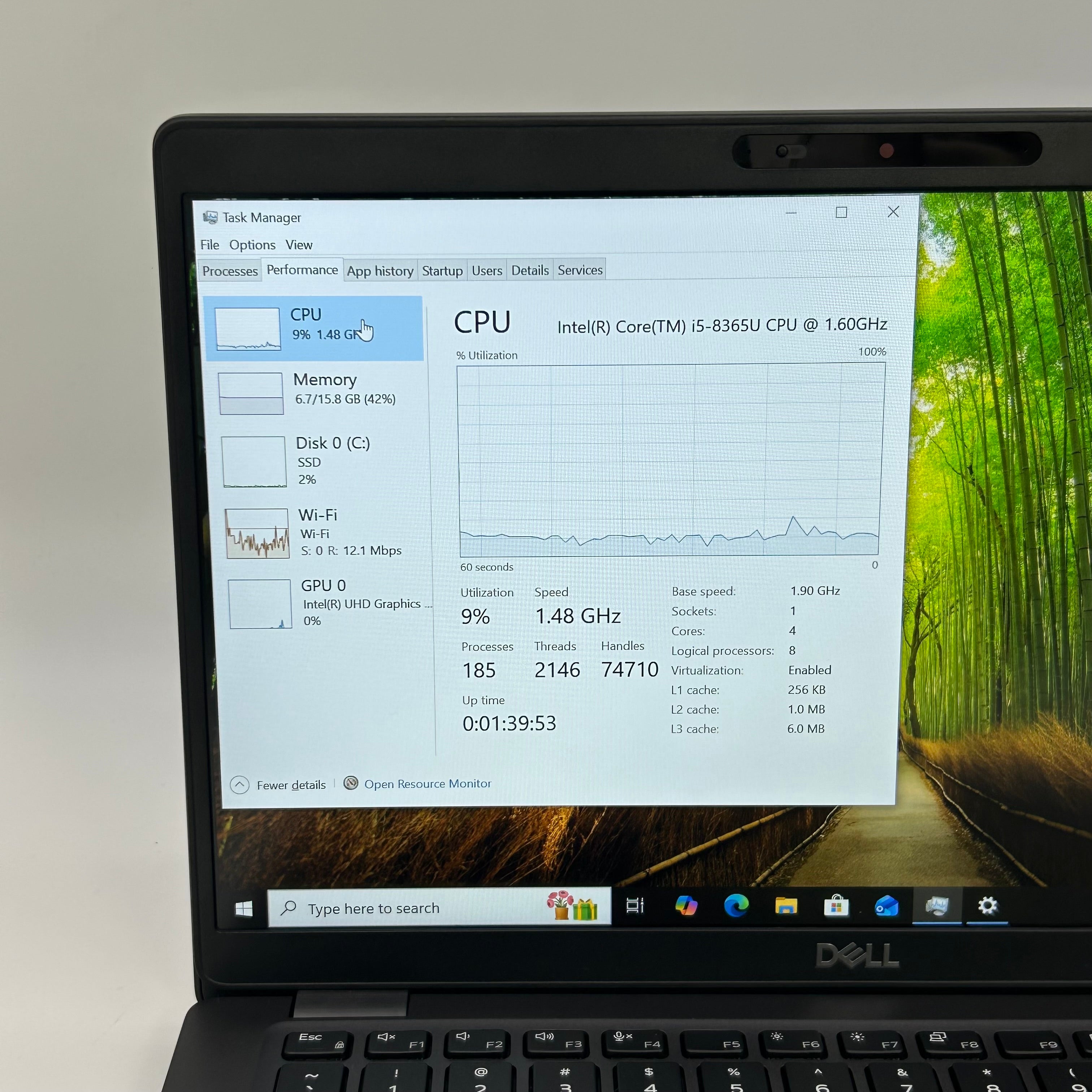 Dell Latitude 5400 14-inch Laptop i5-8365U 16GB RAM 256GB SSD