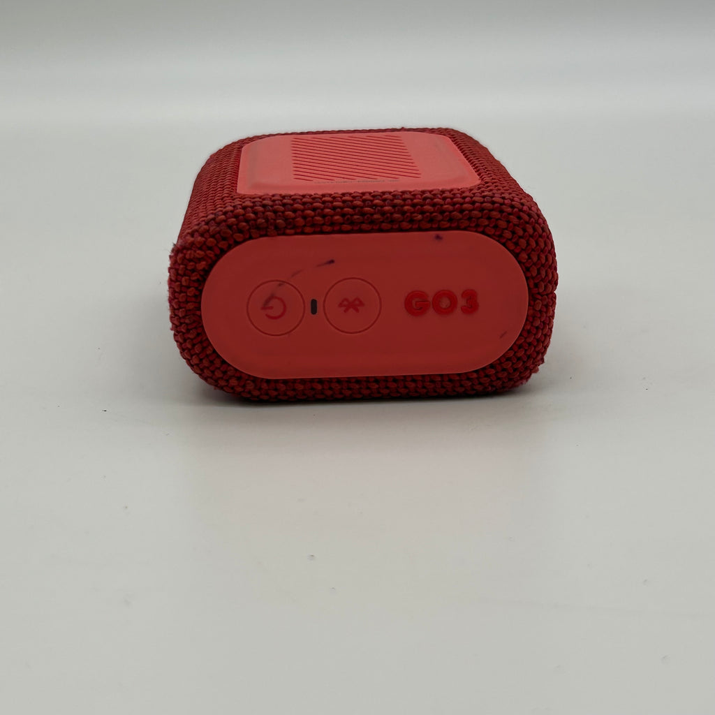 JBL - GO3 Portable Waterproof Wireless Speaker - Red