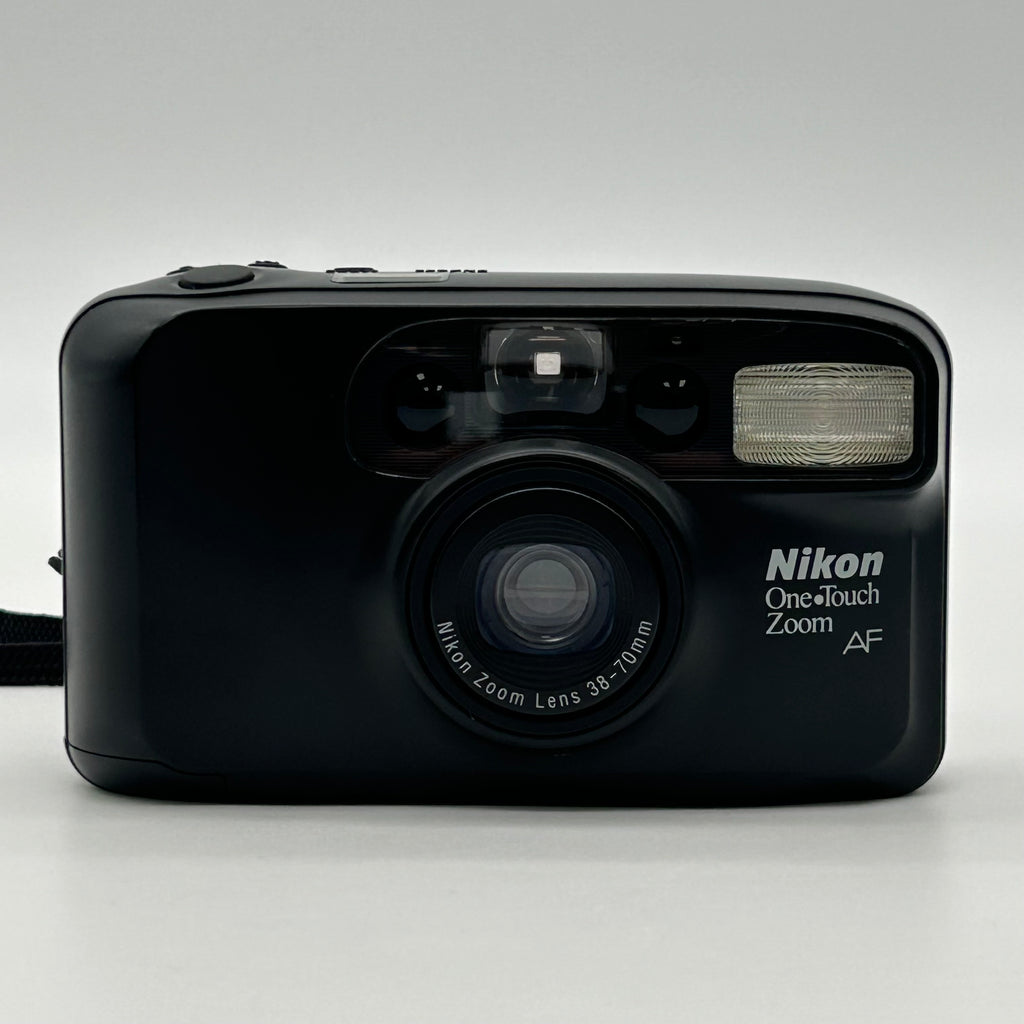 Nikon One-Touch Zoom AF 35mm Film Camera with Case & Manuals - Tested