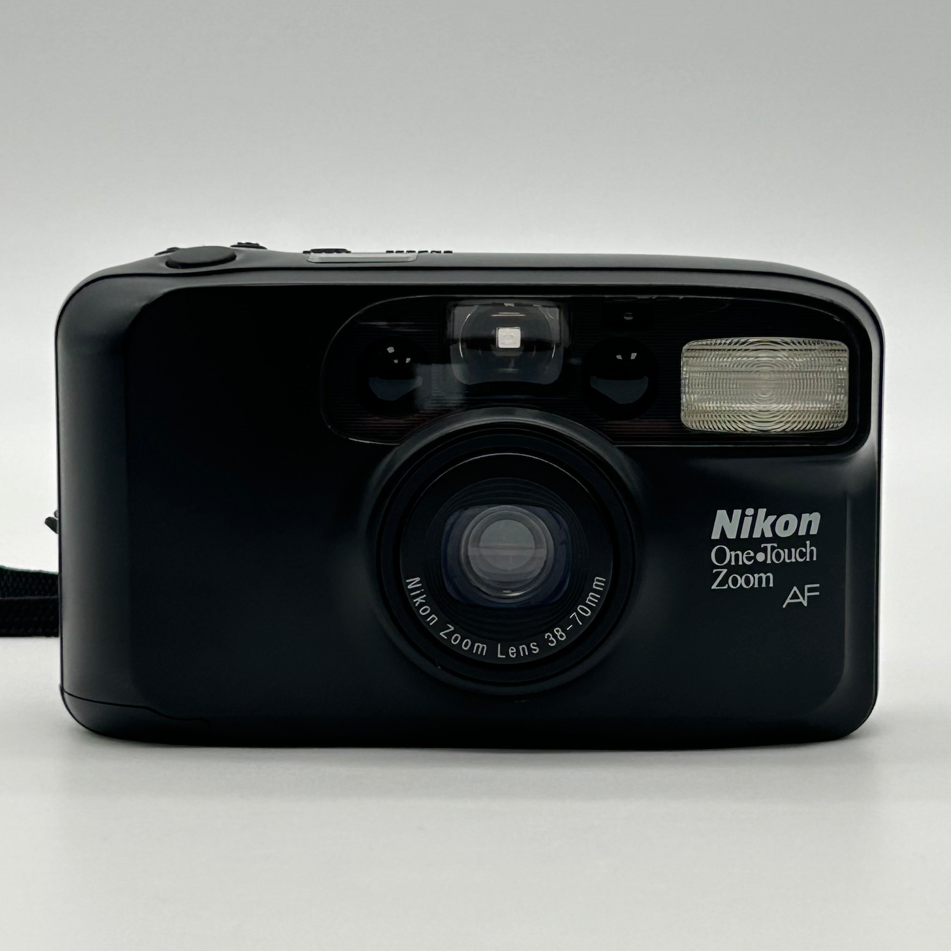 Nikon One-Touch Zoom AF 35mm Film Camera with Case & Manuals - Tested