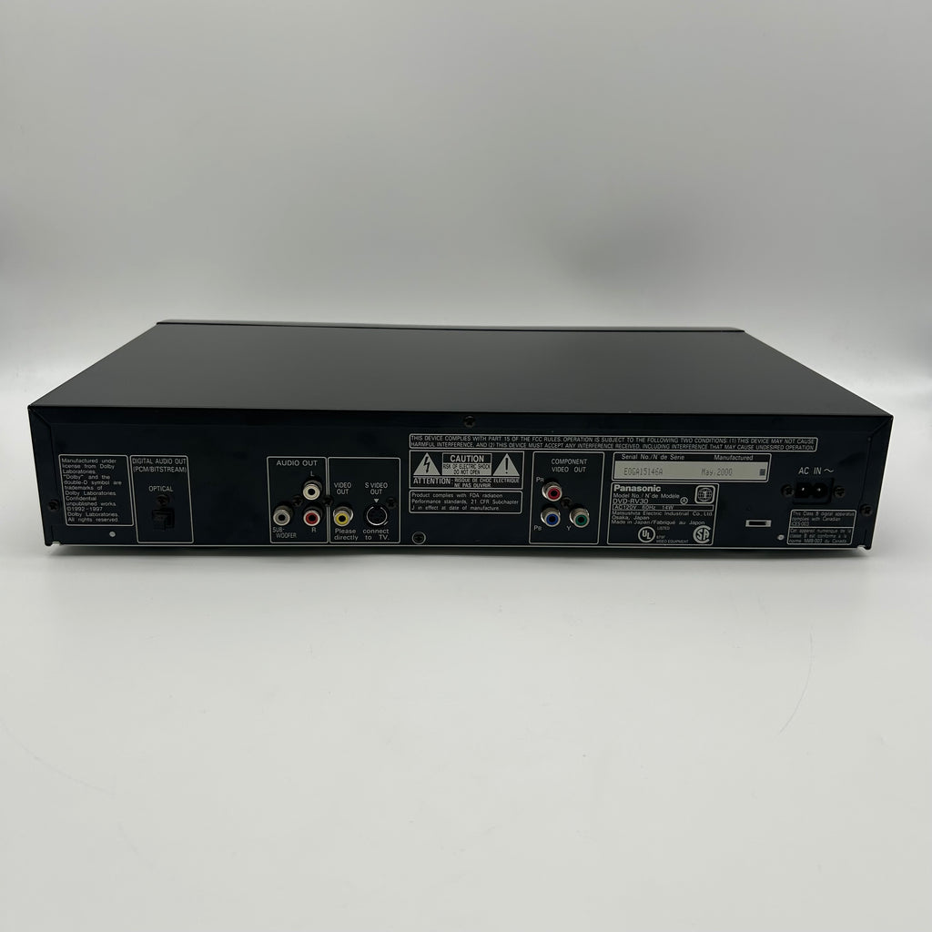 Panasonic RV30 DVD Player Untested - Parts Only