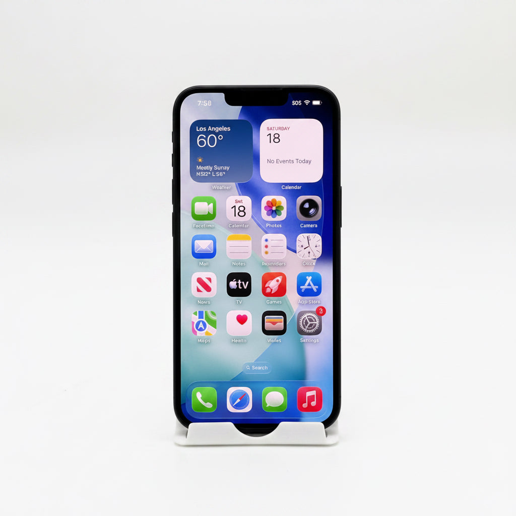 T-Mobile Apple iPhone 14 A2649 128GB Midnight 100%BH - PARTS ONLY!