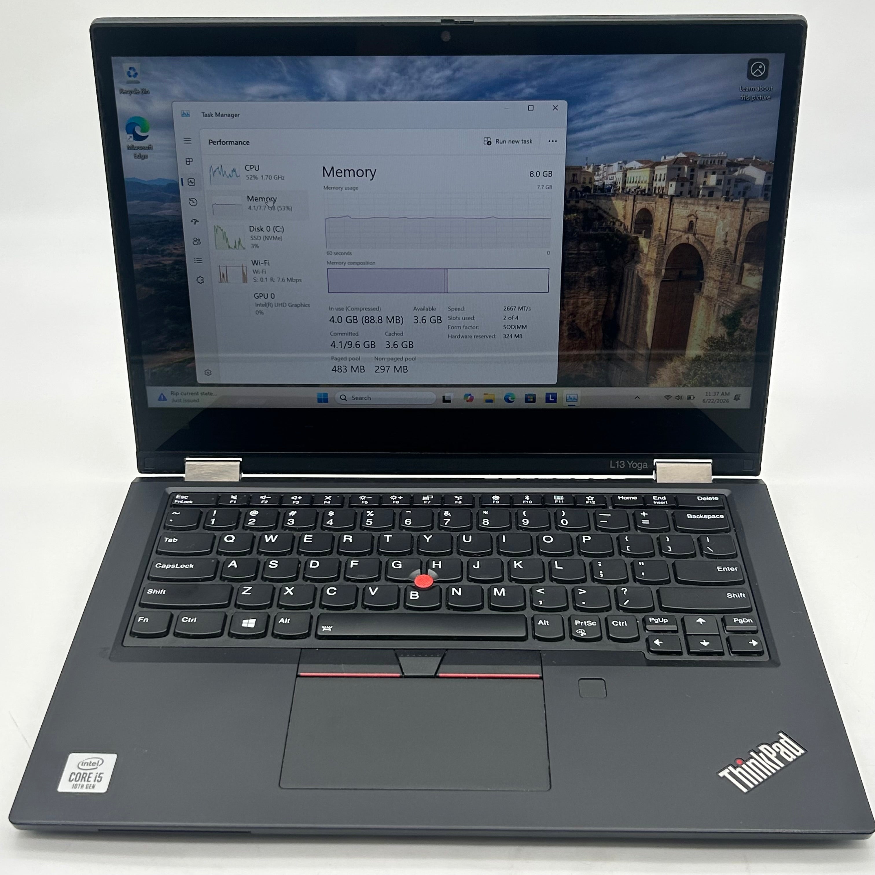 Lenovo ThinkPad L13 Yoga 13.3" |Core i5 |10th Gen| 8GB RAM| 256GB|