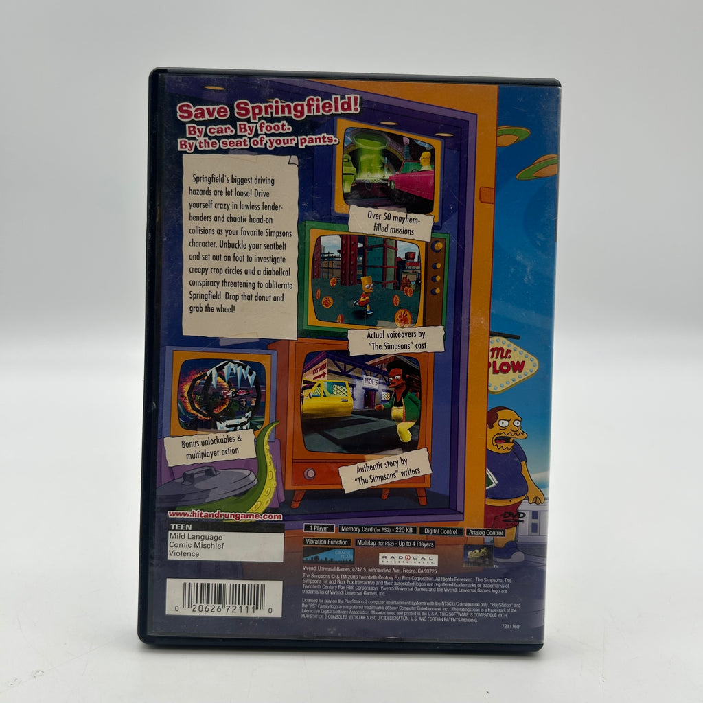 The Simpsons Hit and Run (Sony PlayStation 2 PS2, 2003)