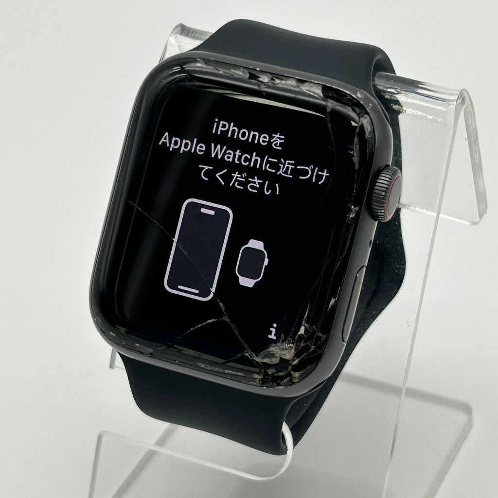 Apple Watch SE 1st Gen 44MM Space Gray Aluminum A2354; Cracked LCD/Functional