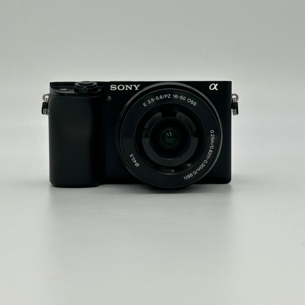 Sony Alpha A6100 APS-C Mirrorless Interchangeable-Lens Camera with 16-50mm - Black - Used