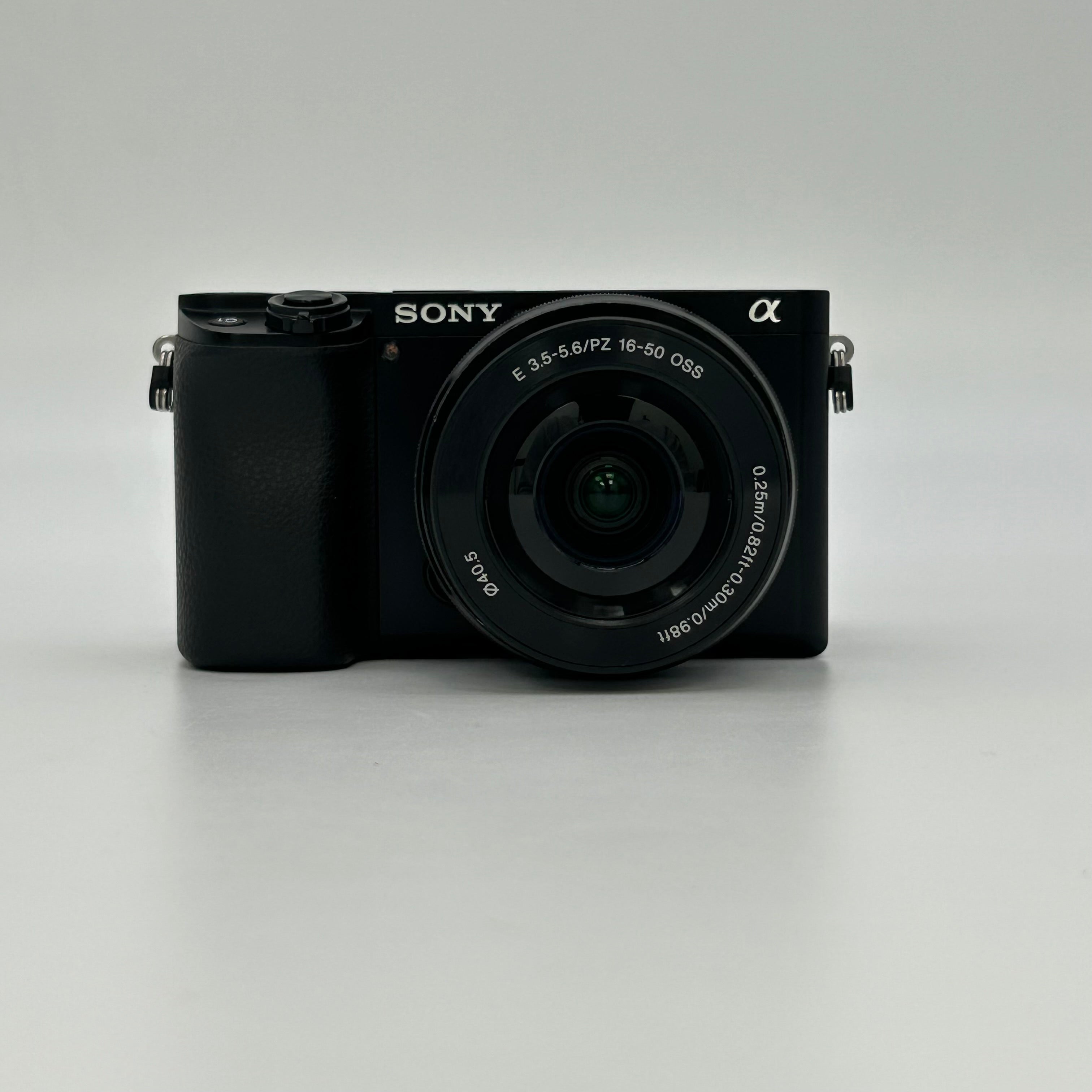 Sony Alpha A6100 APS-C Mirrorless Interchangeable-Lens Camera with 16-50mm - Black - Used
