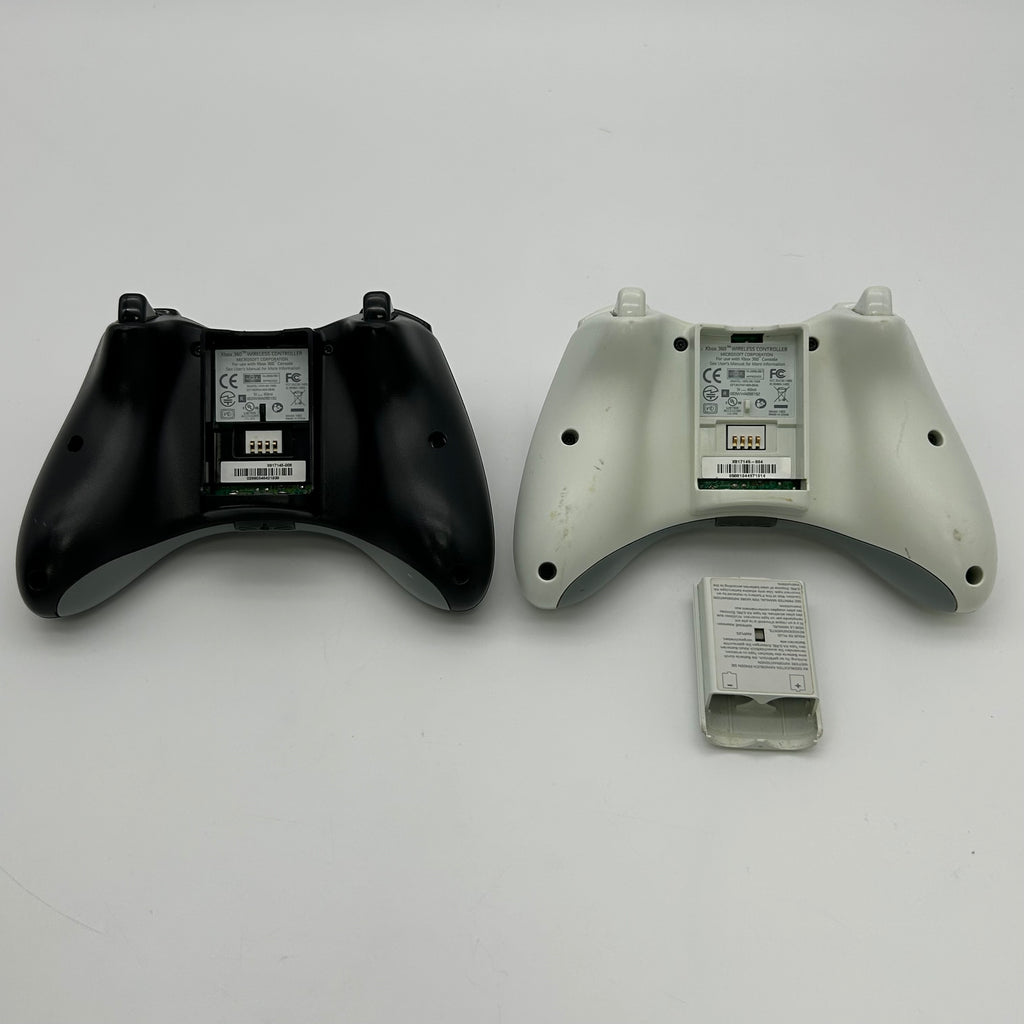 Microsoft XBox 360 S Slim 120GB 60S Bundle - Controllers - Cables - 6 Games - Black - Tested & Works - Used