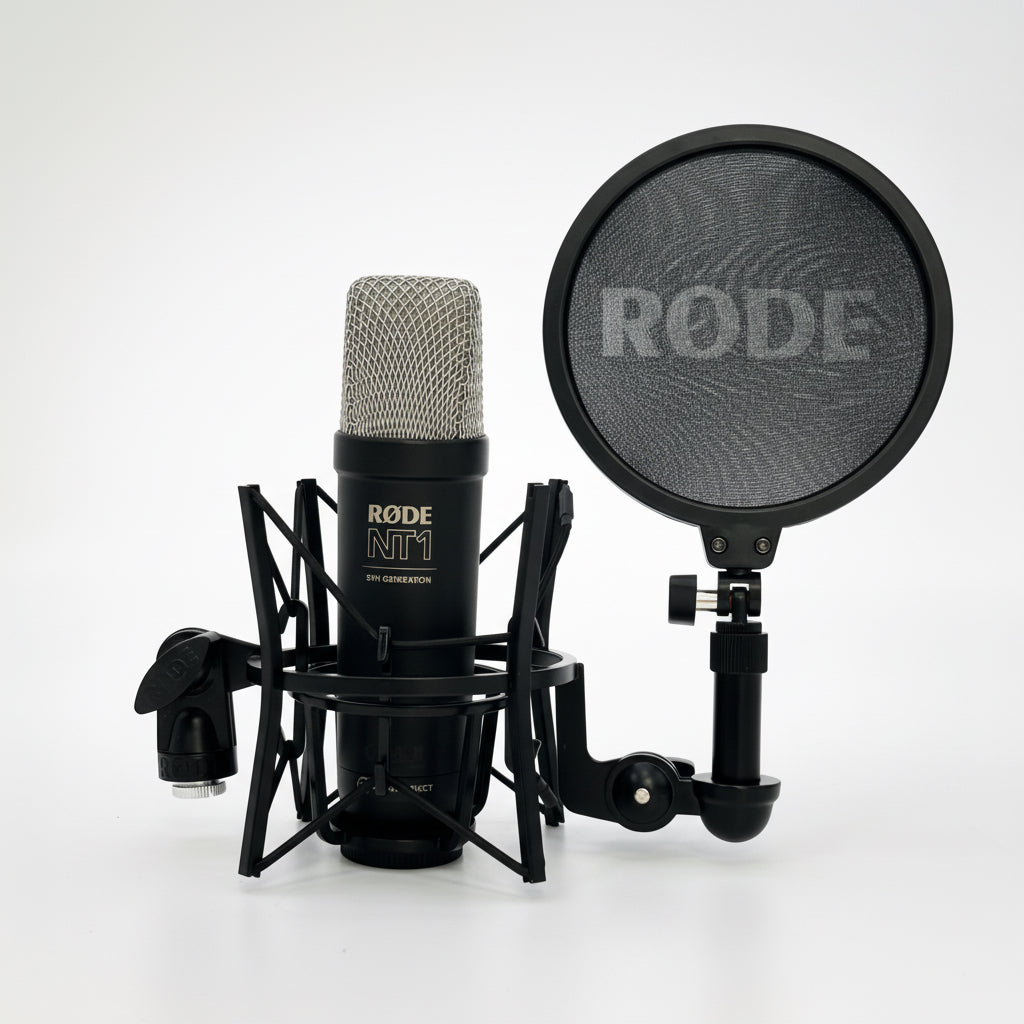 Rode NT1 5th Generation Studio Hybrid Cardioid Condenser Microphone Black - Used