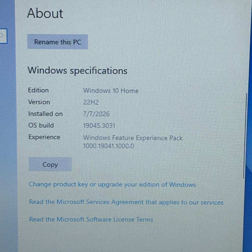 Dell Inspiron 3581 i3 2.3GHz, 8GB RAM, 1TB HDD Laptop