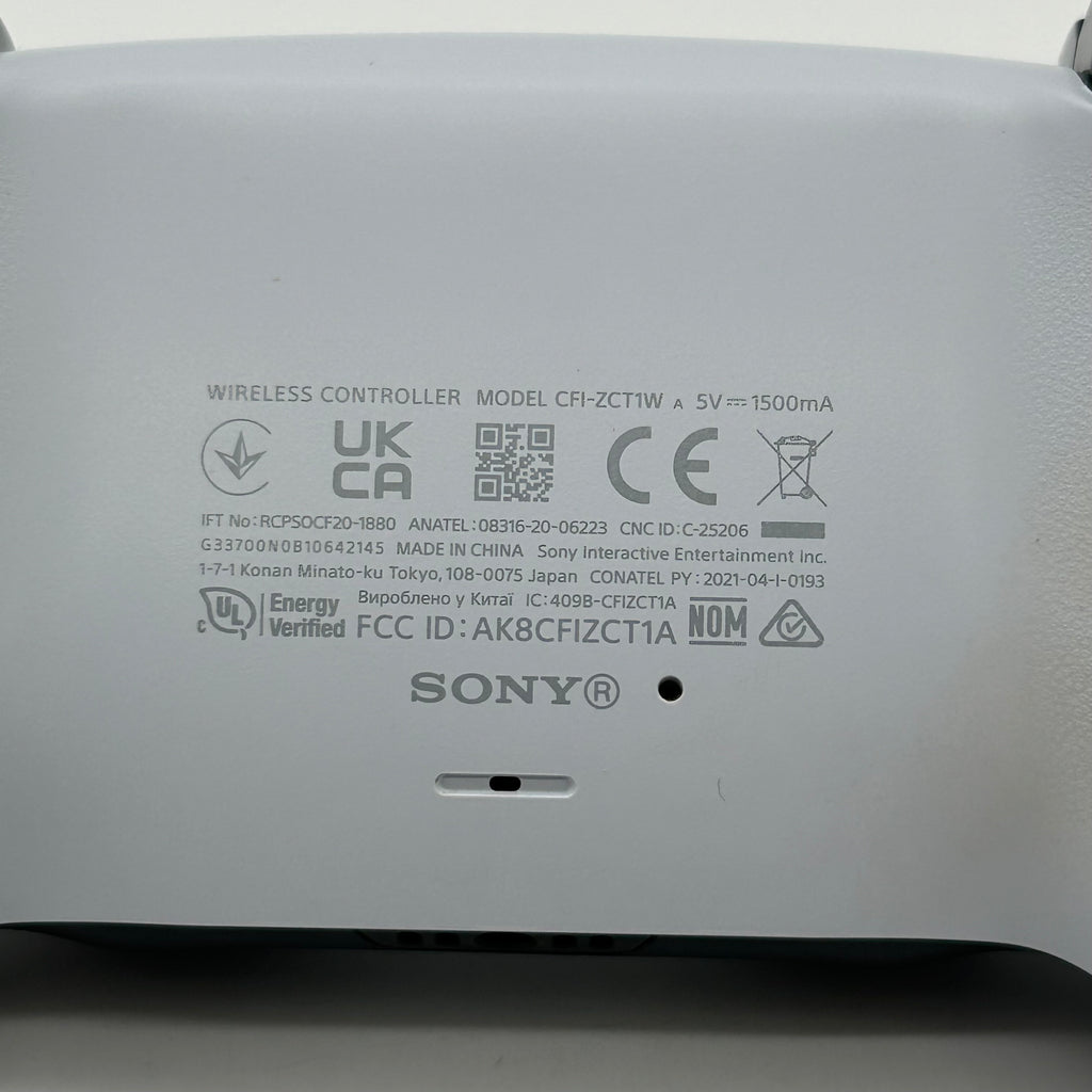 Sony PS5 Slim Disc Console 1TB White (Model CFI-2015) w/ Charging Dock & Box