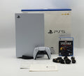 Sony PlayStation 5 Disc Edition CFI-1015A White 825GB w/ DualSense Box Bundle
