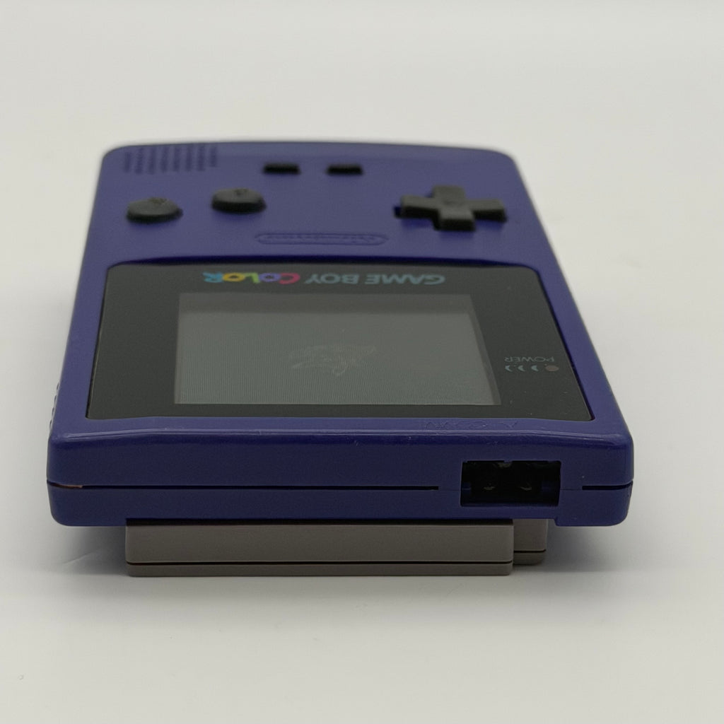 Nintendo Game Boy Color (CGB-001) 1998 Purple w/ Pocket Monster Game - Tested