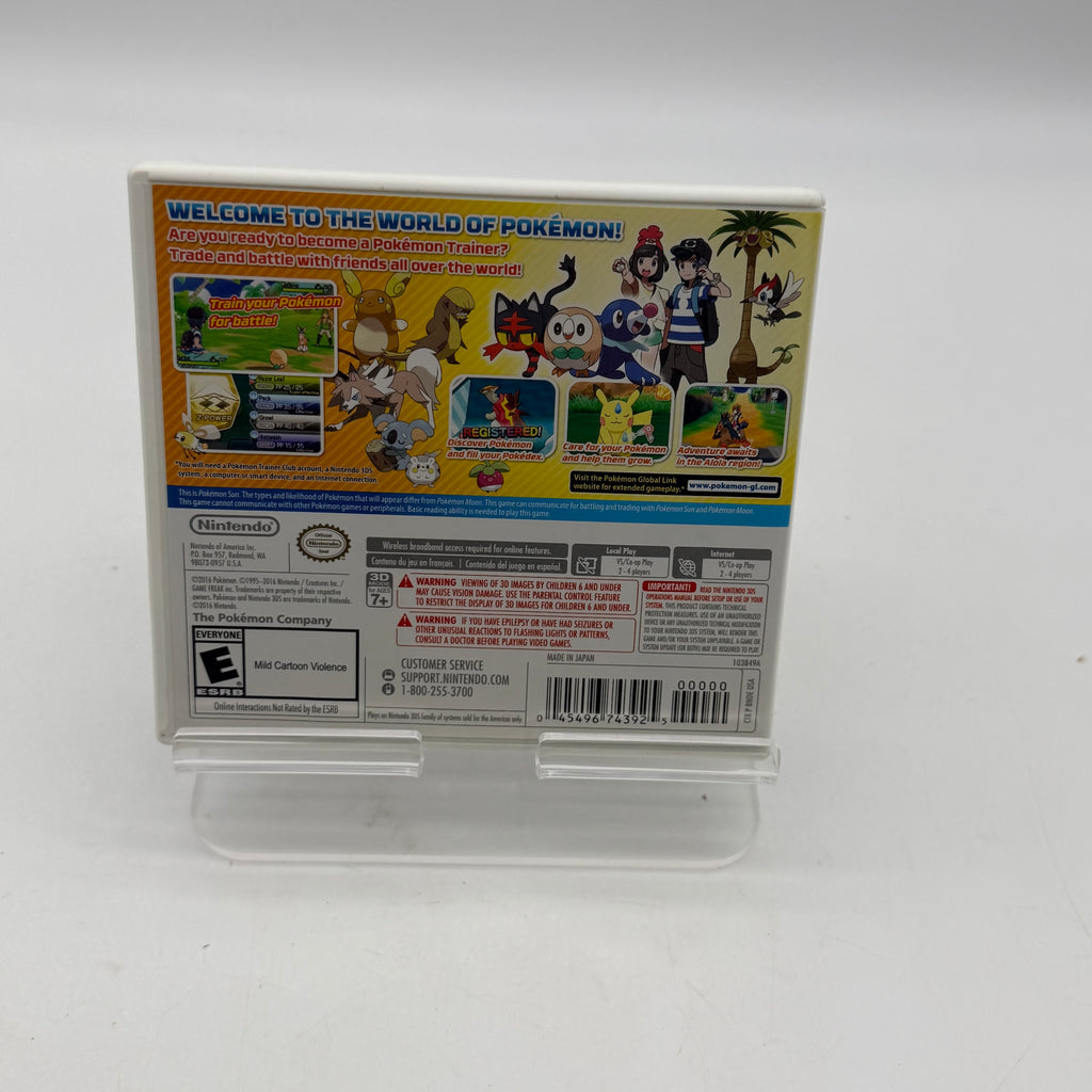 Pokemon Sun (Nintendo 3DS, 2013) Complete CIB - Tested