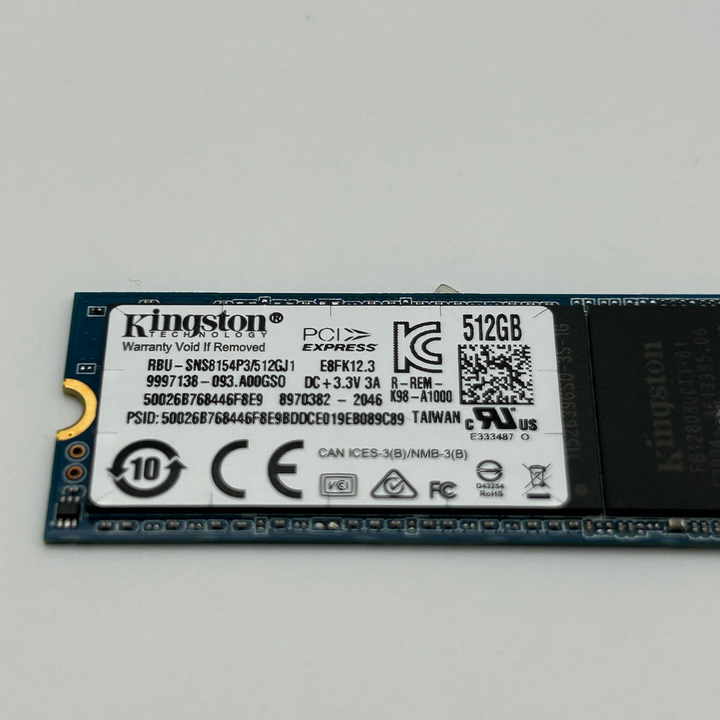 Kingston RBU-SNS8154P3/512GJ1 512 GB SSD Blue Used