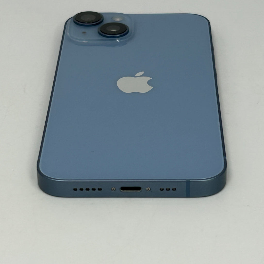 Unlocked Apple iPhone 14 A2649 128GB Blue 84% Battery Health