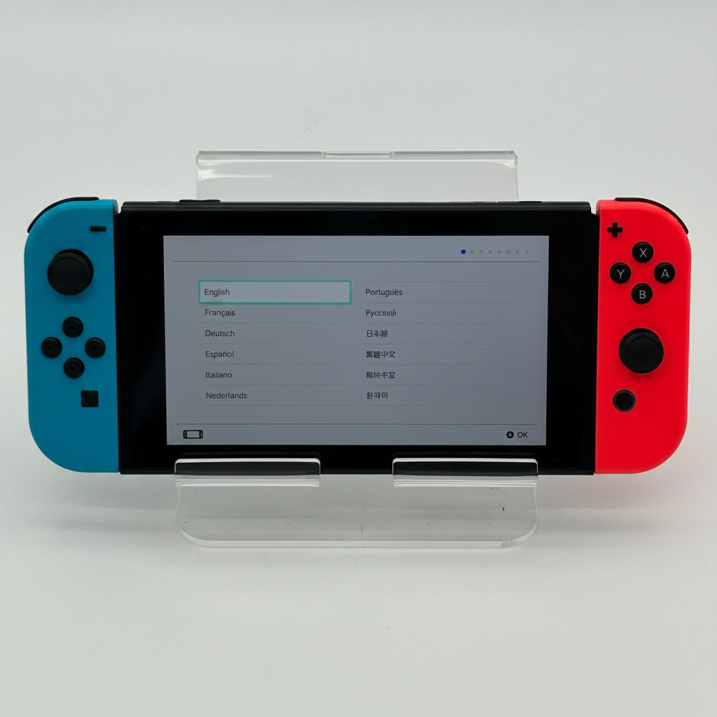 Nintendo Switch HAC-001-01 32GB Console with Joycons - READ