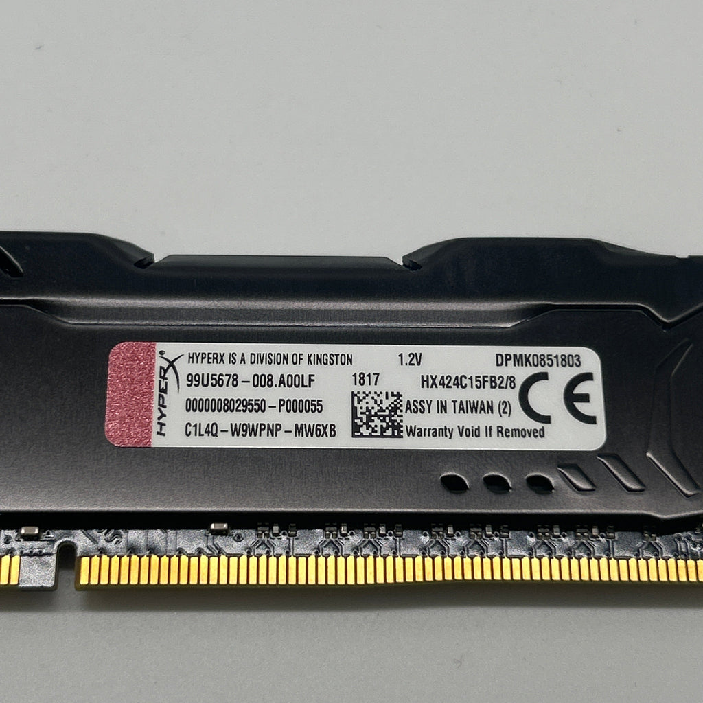 HyperX Fury 8GB DDR4 RAM Black - Used