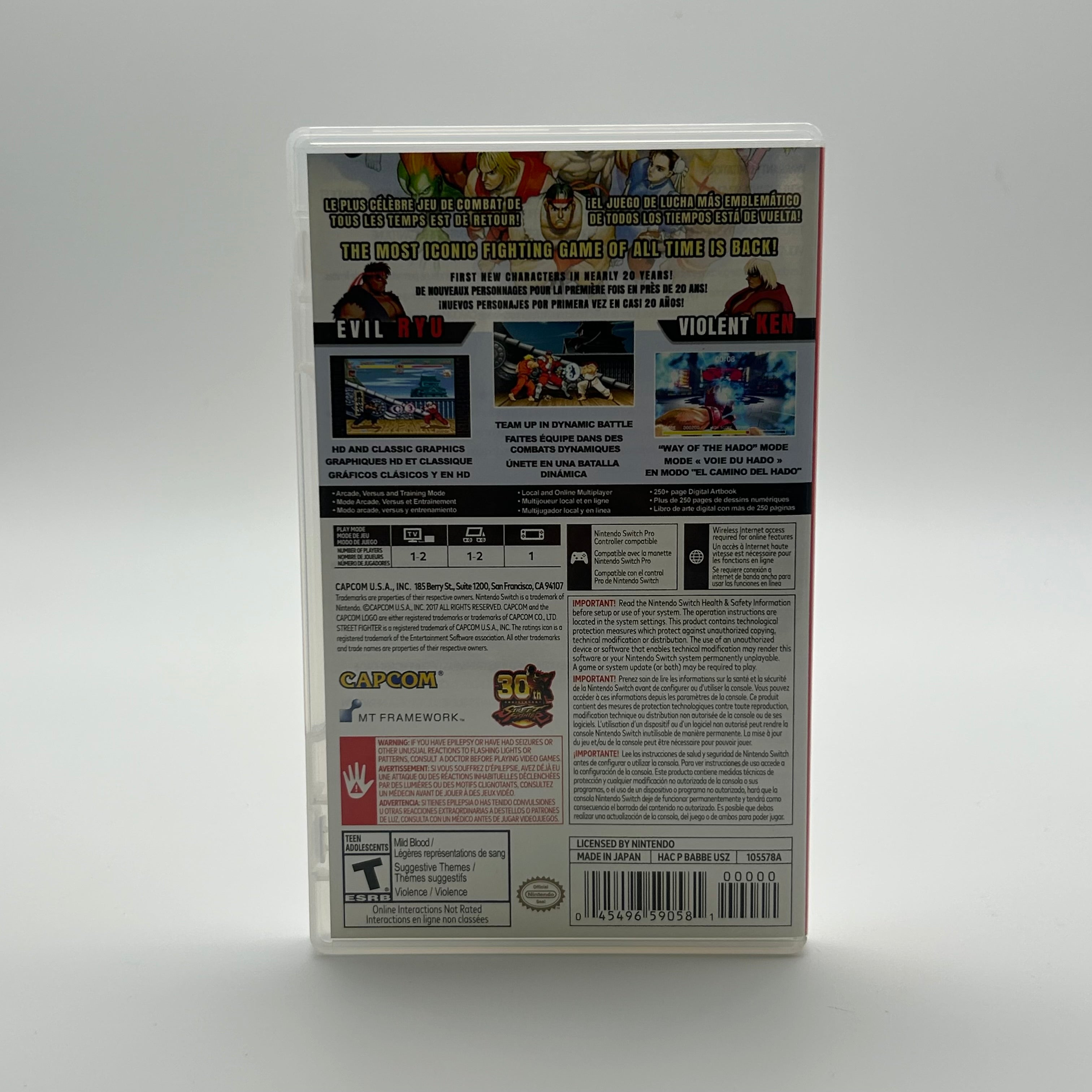 Ultra Street Fighter 2 II: The Final Challengers (Nintendo Switch, 2017)