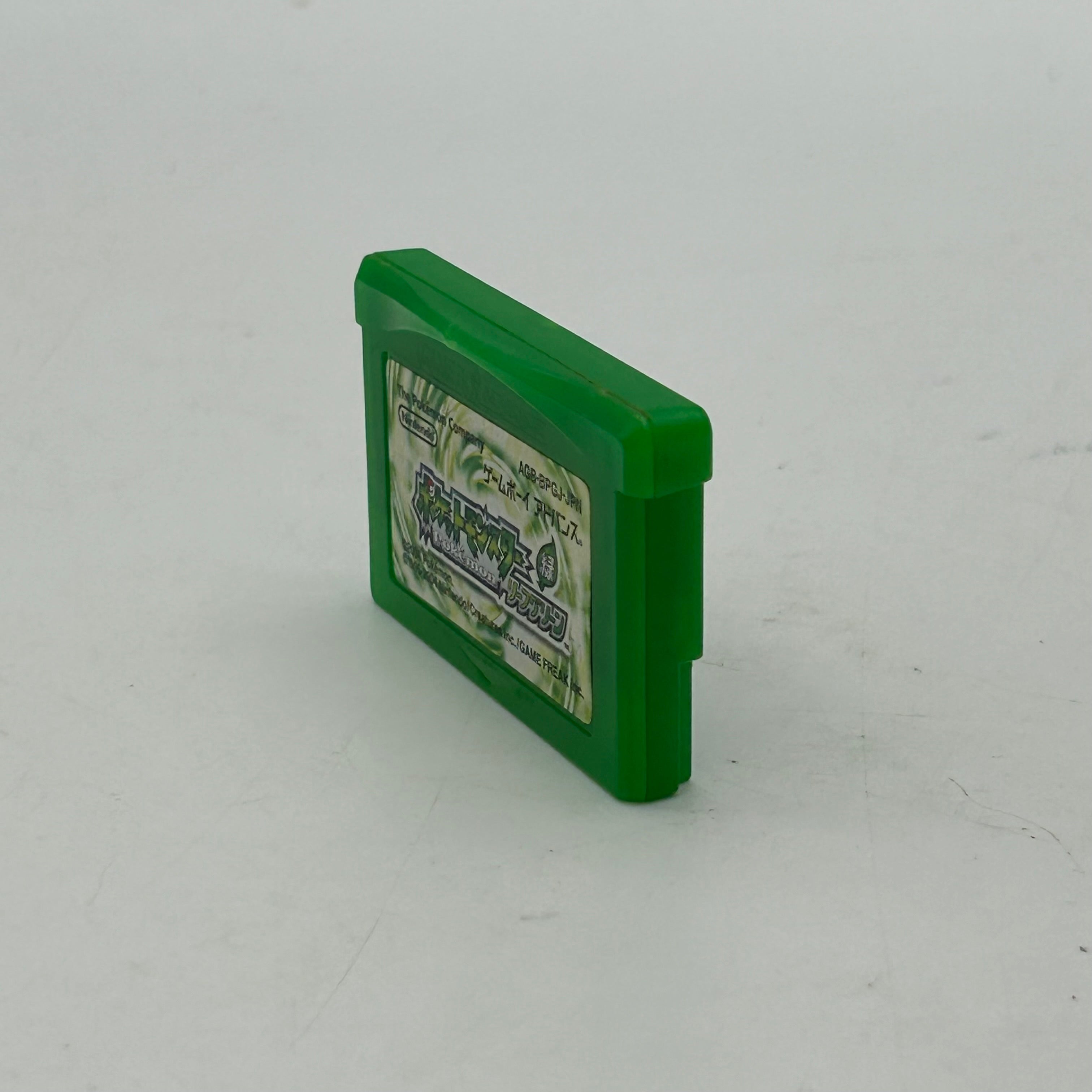 Pokemon Leaf Green Version Gameboy Advance Japanese Game GBA Cartridge