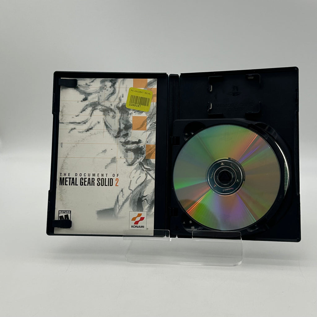 The Documents Of Metal Gear Solid 2 PS2 w/ Manual & Case