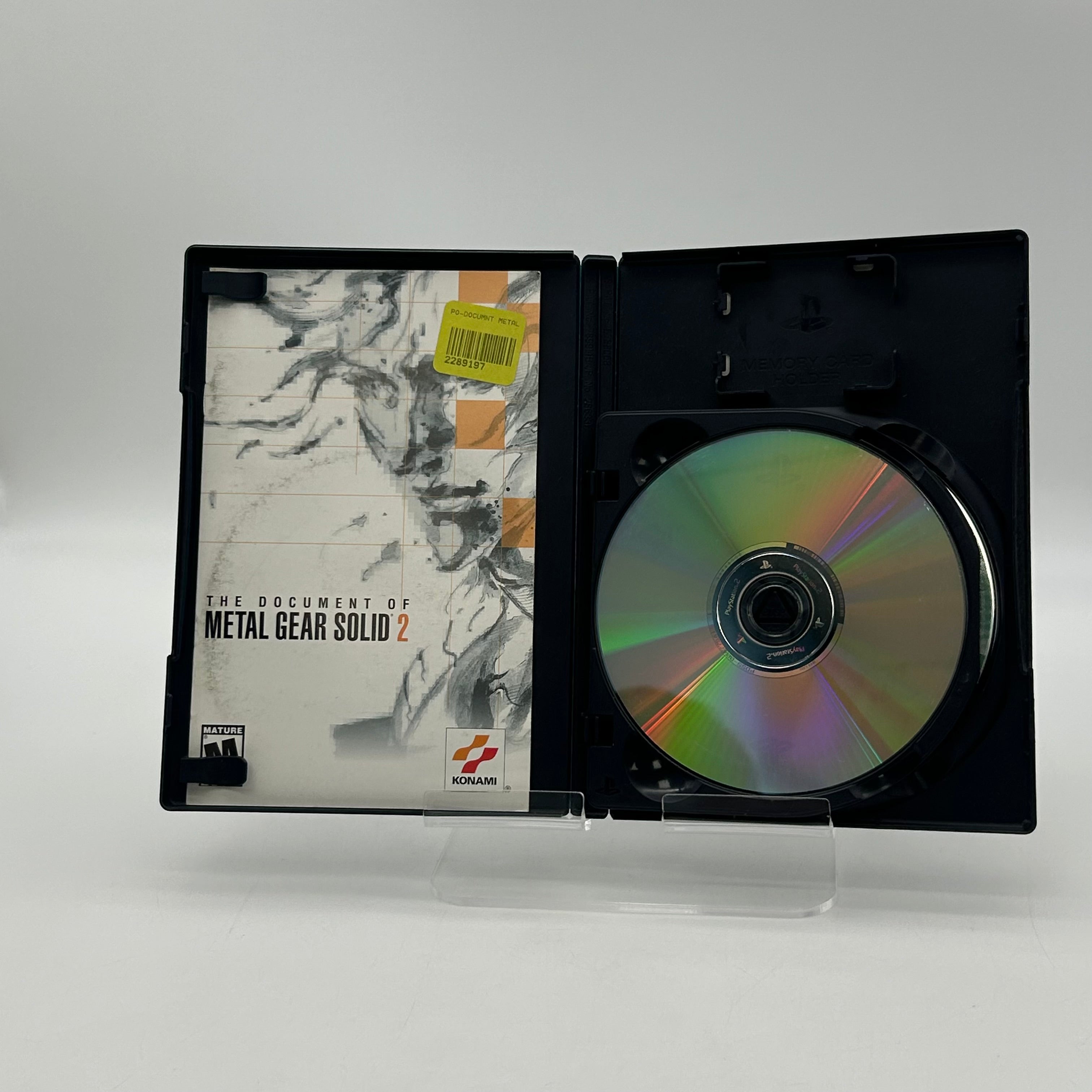 The Documents Of Metal Gear Solid 2 PS2 w/ Manual & Case