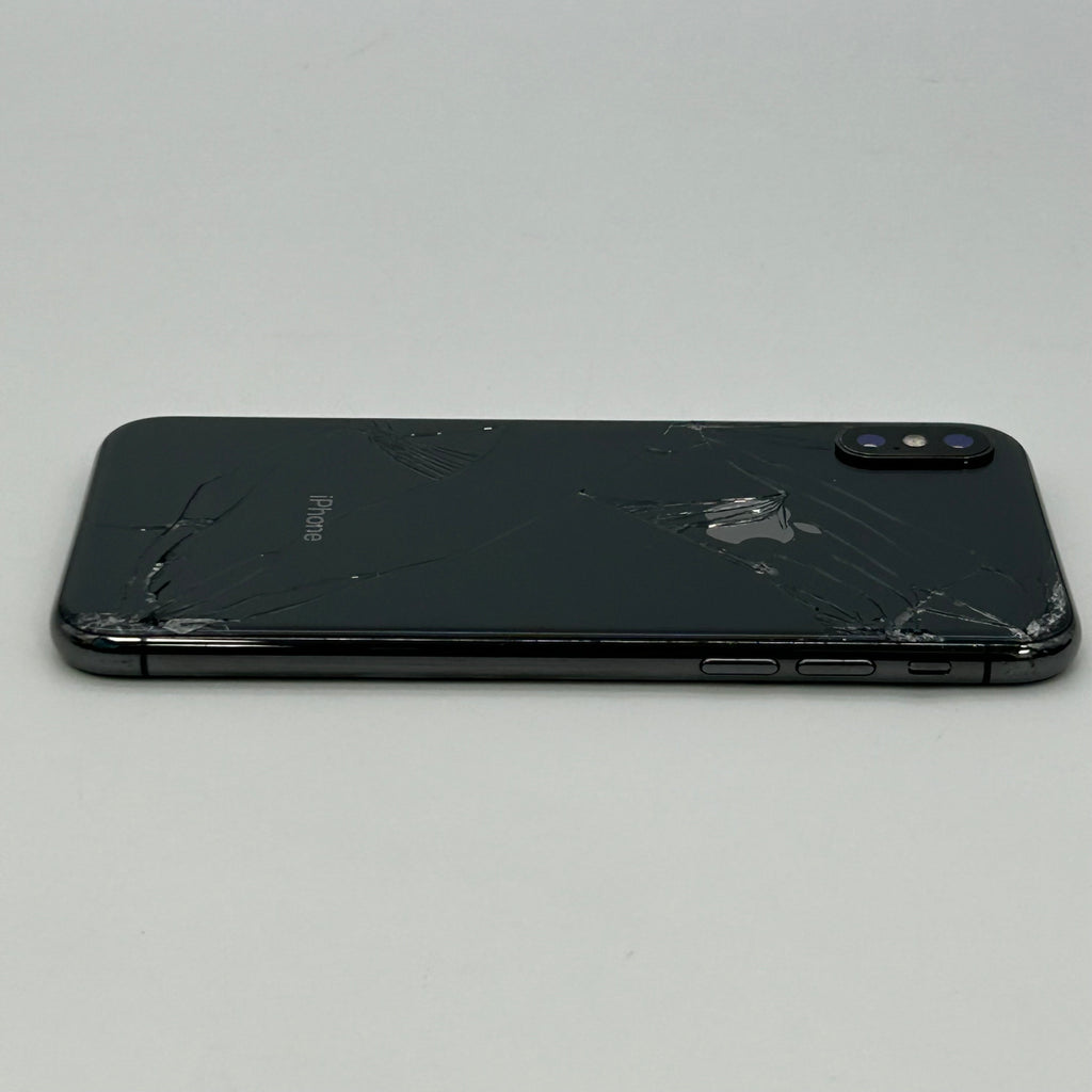 Apple iPhone X - 64GB - Space Gray (Unlocked) MQCK2LL/A CRACKED BACK