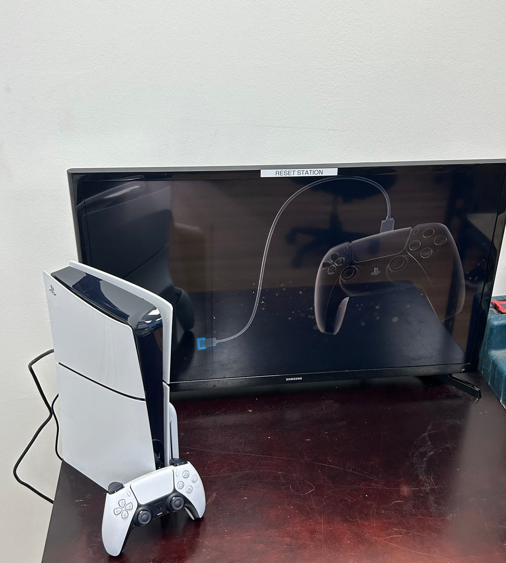 Sony PlayStation 5 Slim Disk Edition 1TB Gaming Console - White CFI-2015