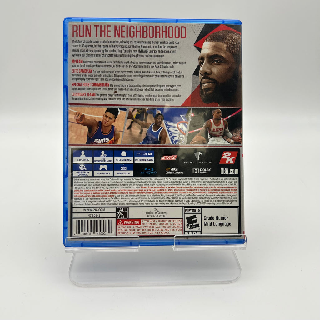 NBA 2K18 Sony PS5 With Manual and Case - Used