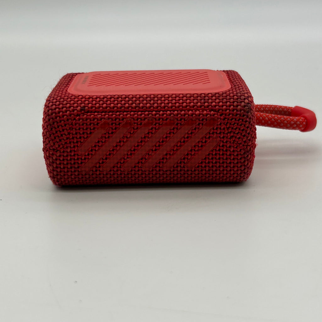 JBL - GO3 Portable Waterproof Wireless Speaker - Red