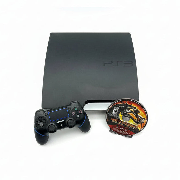 Sony PlayStation 3 Slim CECH-2501B 320GB w/Controller - Tested!