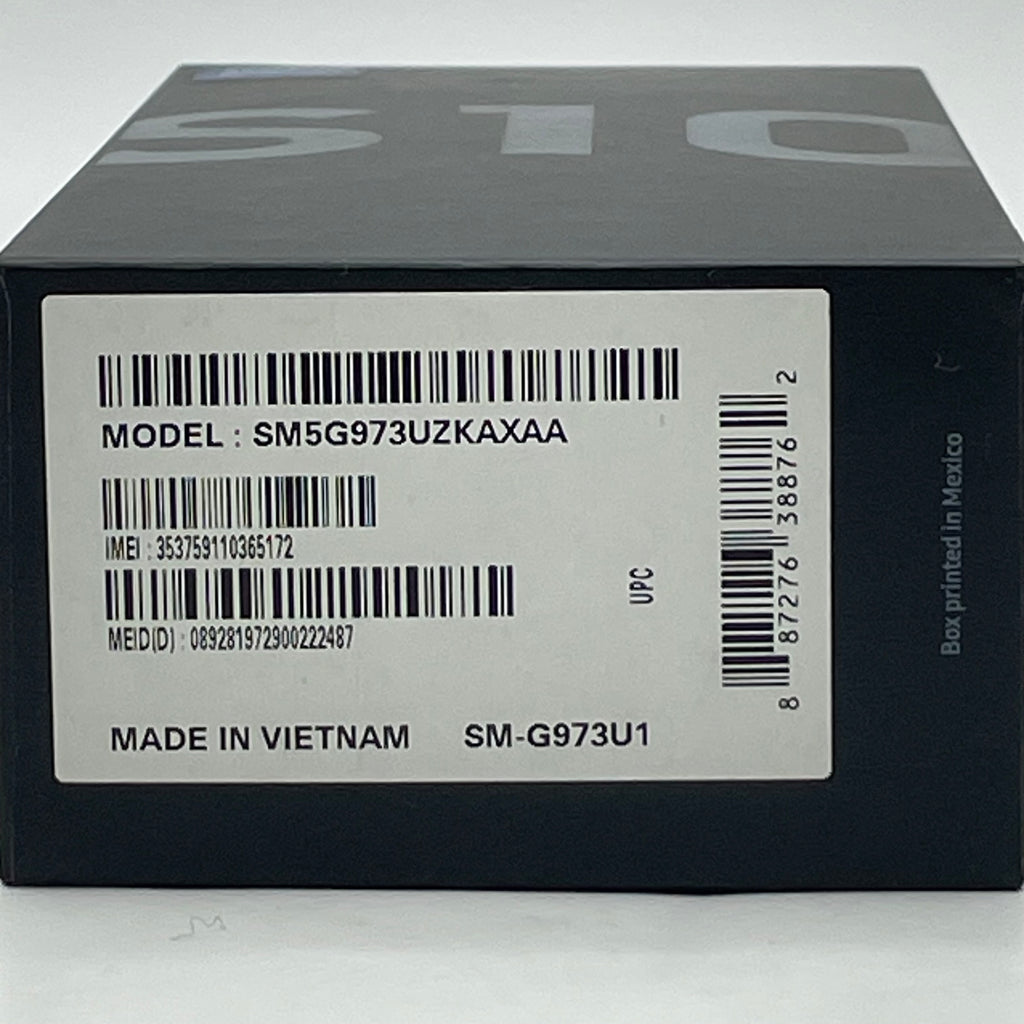 Samsung Galaxy S10 SM-G973U1 128GB Unlocked w/Box