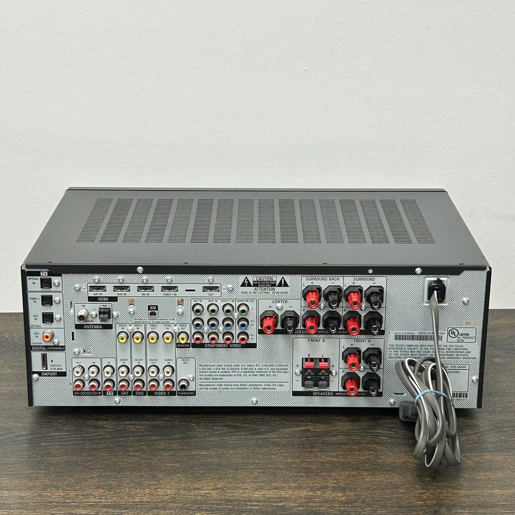 Sony STR-DG820 7.1 770W Multi-Channel Home Theater AV Receiver Untested