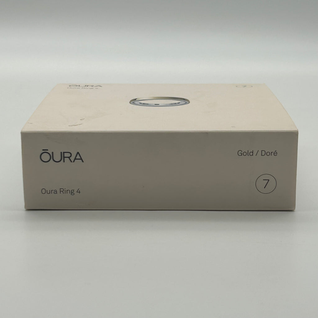 Oura Ring 4 - Size 7 (Gold) w/ Charging Base & Box