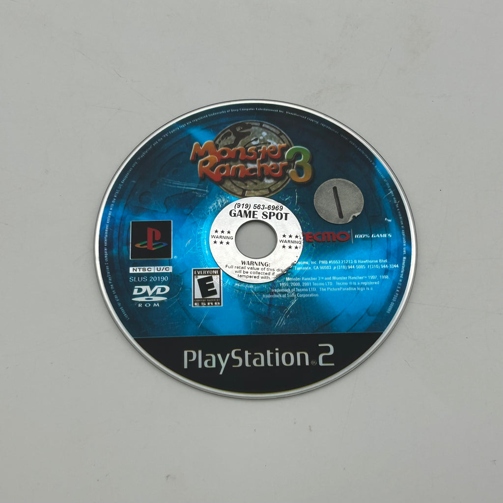 Monster Rancher 3 PlayStation 2 PS2 - Tested